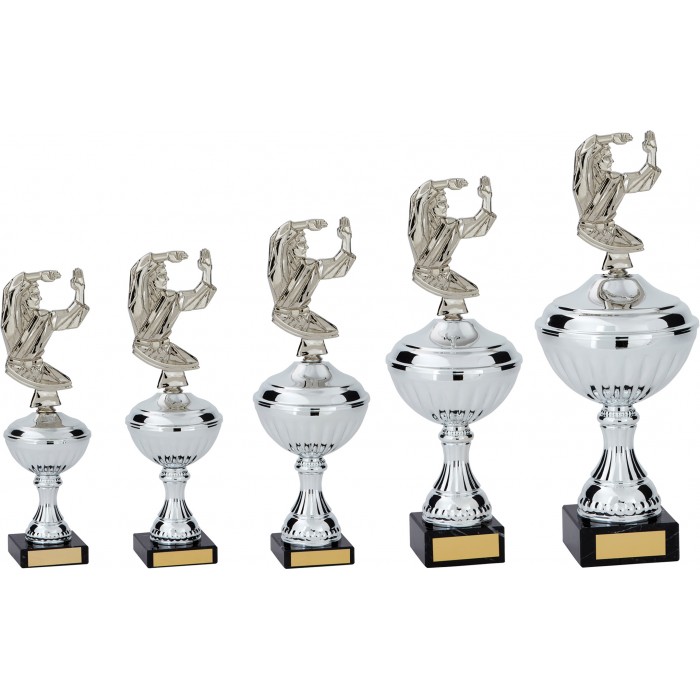 KATA & PATTERNS METAL TROPHY  - AVAILABLE IN 5 SIZES